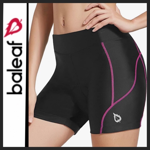NWT Baleaf Women’s Cycling Shorts - Picture 1 of 9